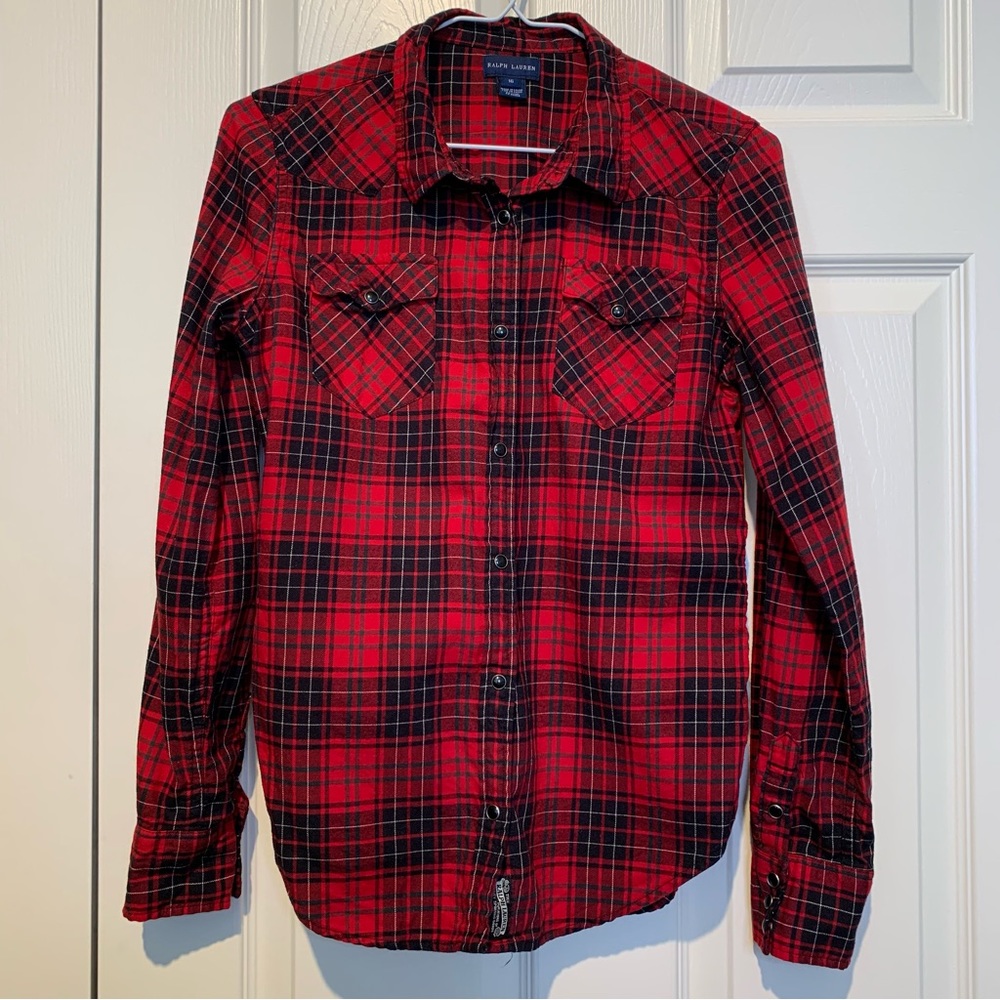 Ralph Lauren flannel western shirt 16